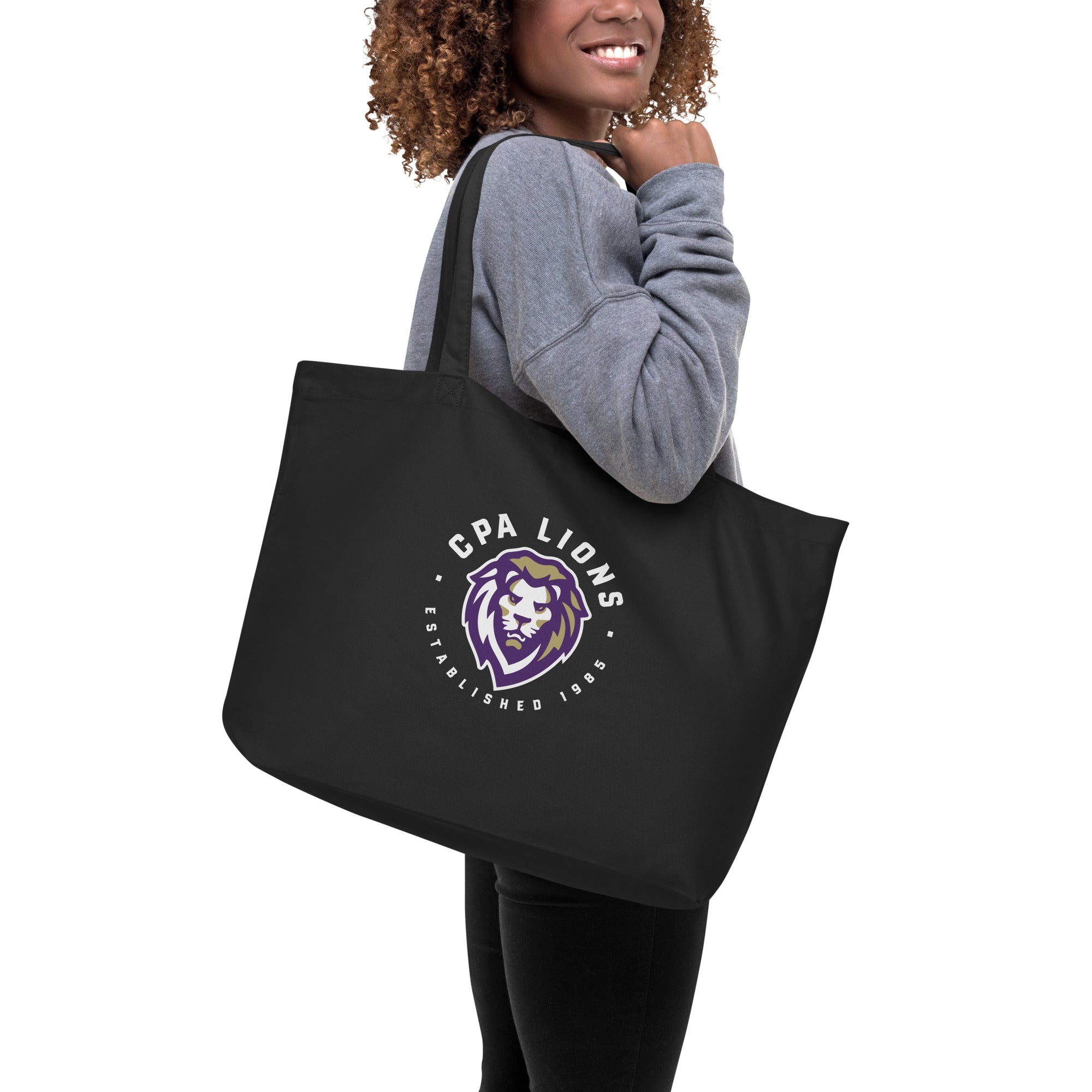 CPA Lions | Large Eco Tote | Econscious | Black