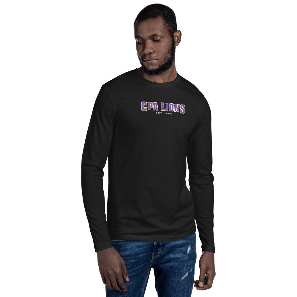 CPA Lions / Men's Fitted Long Sleeve Shirt