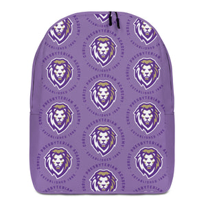 Minimalist All-over Print Backpack | Lavender