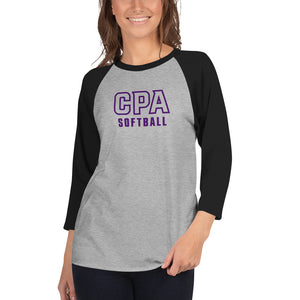 CPA Softball | Unisex 3/4 Sleeve Raglan Shirt