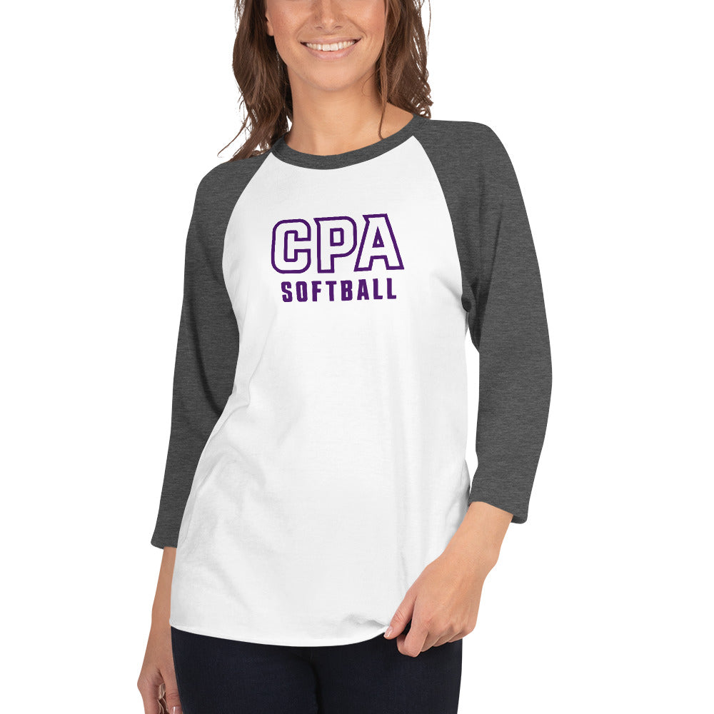 CPA Softball | Unisex 3/4 Sleeve Raglan Shirt