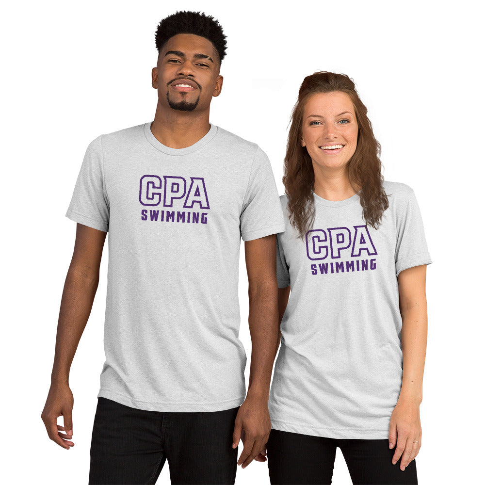 CPA Swimming | Unisex Tri-Blend T-Shirt | Bella + Canvas 3413